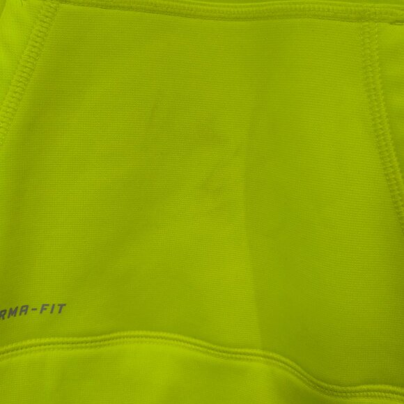 Nike Kids Pullover Hoodie Size Medium, Neon Green, Pink Swoosh, Therma-Fit - Picture 7 of 16